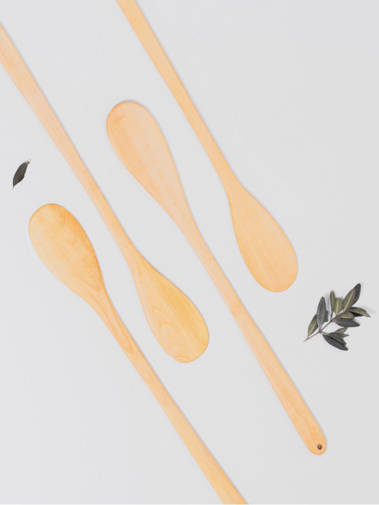 Espátula Redondeada de Madera de Boj para Cocinar – BIELSA