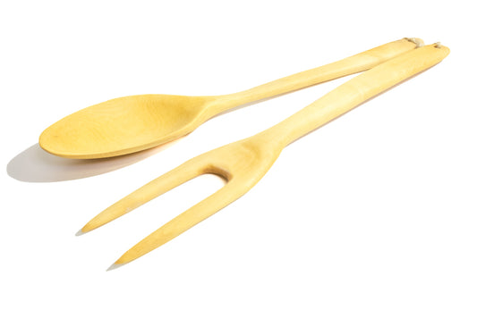 Pack de Cuchara y Tenedor de Madera de Boj - OSCA & BILBILIS