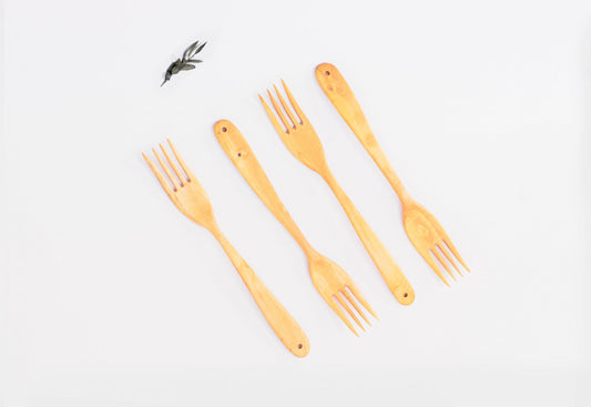 Tenedor de Madera de Boj para Cocinar - OSCA