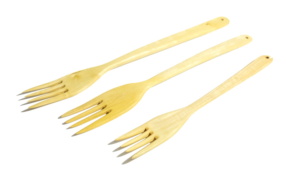 Tenedor de Madera de Boj Recto - TORUEL